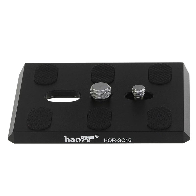 Haoge HQR-SC16 Camera QR Quick Release Plate for Sachtler DV 12, DV 15, Caddy, Video 18/20, Panorama Plus, Horizon Plus, Video 25 Plus, Video 18 Dutch Tripod Fluid Head Replace Touch & Go Plate 16 - Image 5